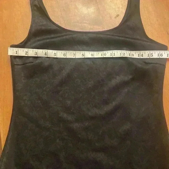 Sópranos vintage black floral body con dress. Size Large. - Picture 7 of 11